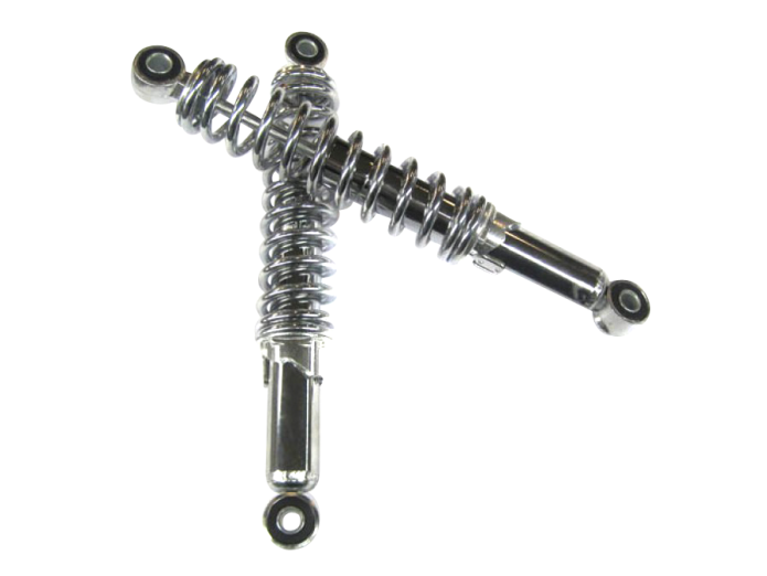 Shock absorber set 280mm DMP chrome 