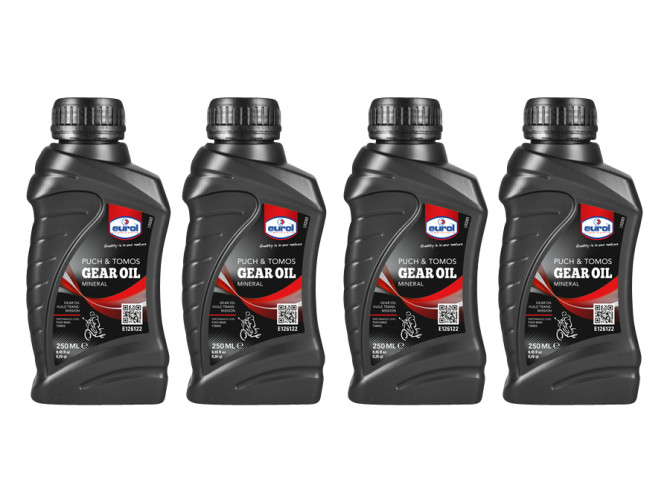 Clutch-oil ATF Eurol Puch & Tomos Gear Oil 250ml 4 bottles product