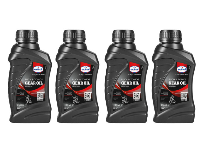 Clutch-oil ATF Eurol Puch & Tomos Gear Oil 250ml 4 bottles