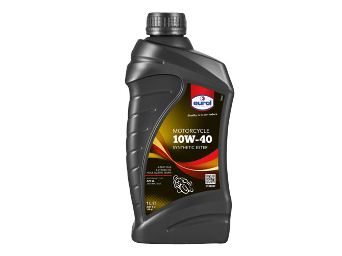 4-stroke oil 10W-40 Eurol Motorcycle 1 liter product