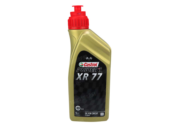 2-stroke oil Castrol XR77 full-synthetic engines race setup main