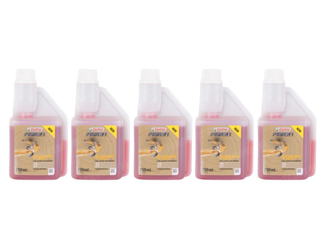 2-stroke oil Castrol Power RS to go 250ml with a dispensing cap (5x offer) thumb