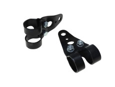 Headlight bracket 28mm set universal black