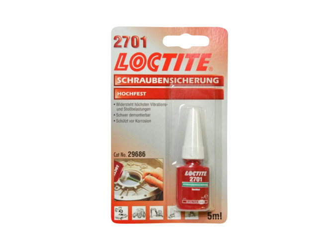 Loctite 2701 5ml (high strength green) product