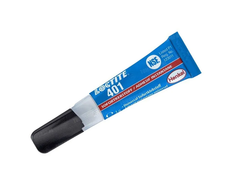 Tomos Loctite 401 Super Glue tube 3 gram