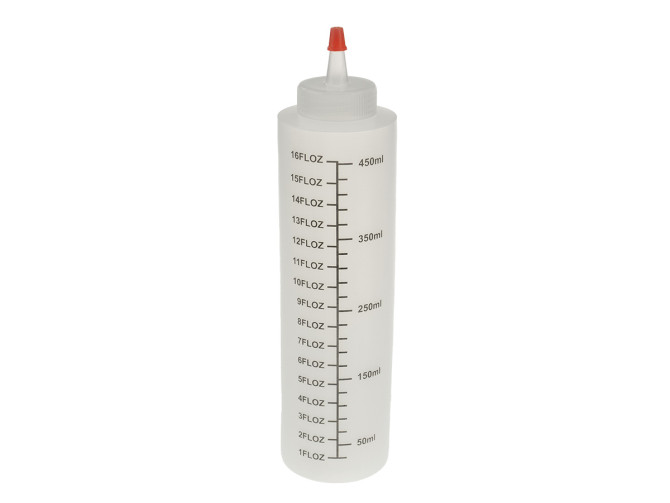 Maatbeker knijpfles spuit dop 450ml (handig voor ATF / bak olie) product