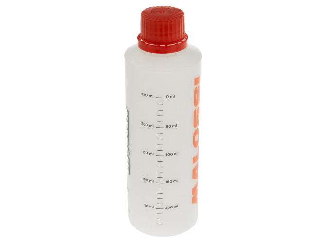 Maatbeker Malossi 250ml olie (handig voor onderweg) product