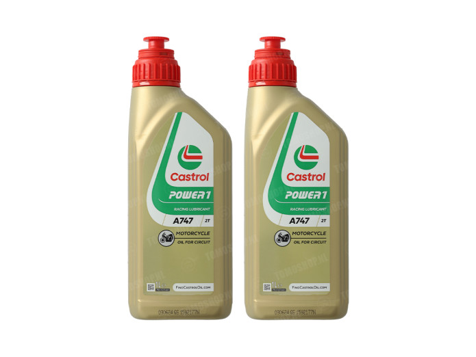 2-stroke oil Castrol Power1 A747 Racing 1 liter (2x Offer)