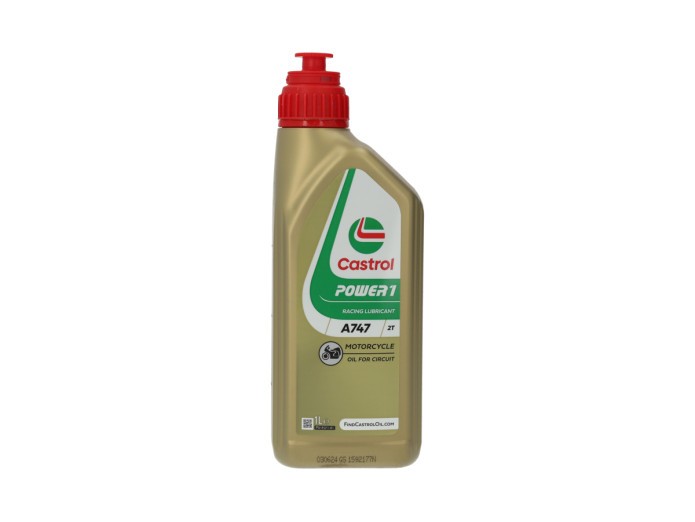 2-takt olie Castrol Power1 A747 Racing 1 liter (2x Aanbieding)