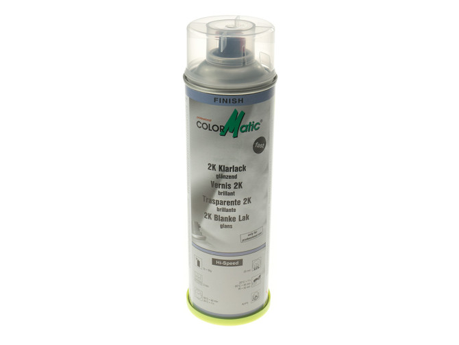 Colormatic 2K spray paint clear coat high gloss 500ml product