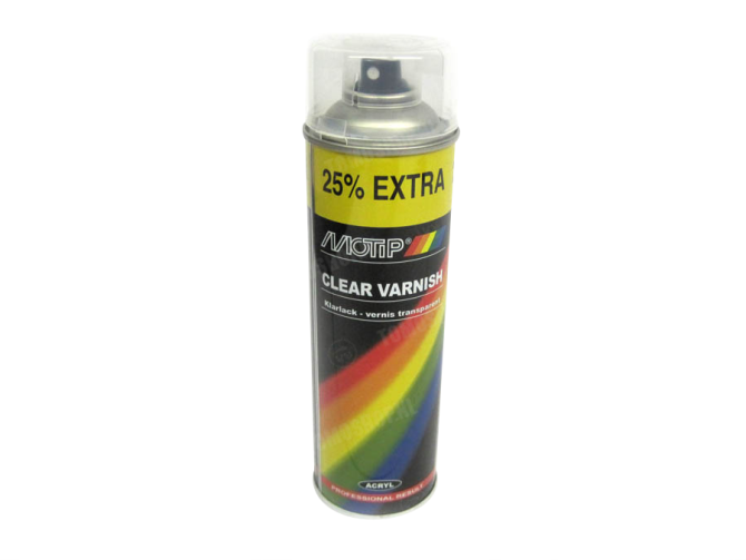 MoTip spray paint clear coat matte 500ml thumb