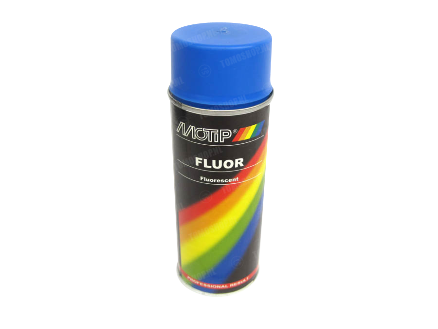 MoTip spray paint fluor blue 400ml main