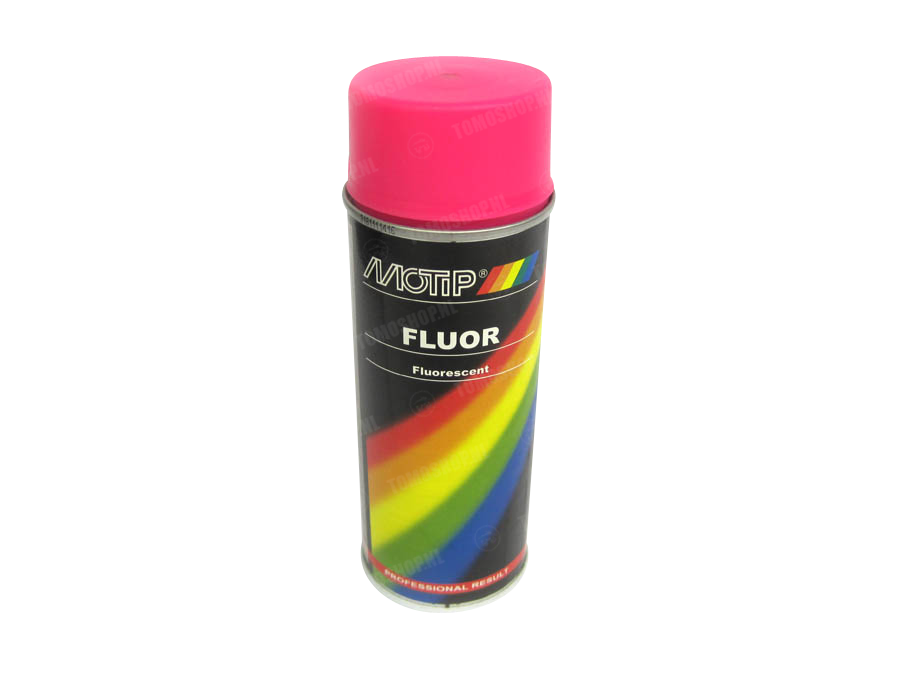 MoTip spray paint fluor pink 400ml photo