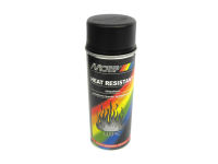 MoTip spray paint heat resistant black 400ml (till 650 degrees)