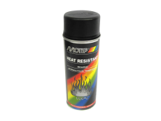 MoTip spray paint heat resistant black 400ml (till 650 degrees)