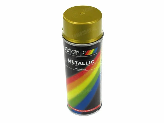 MoTip spray paint metallic gold 400ml main
