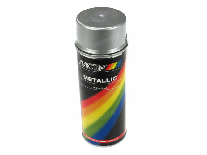 MoTip spray paint metallic silver 400ml main