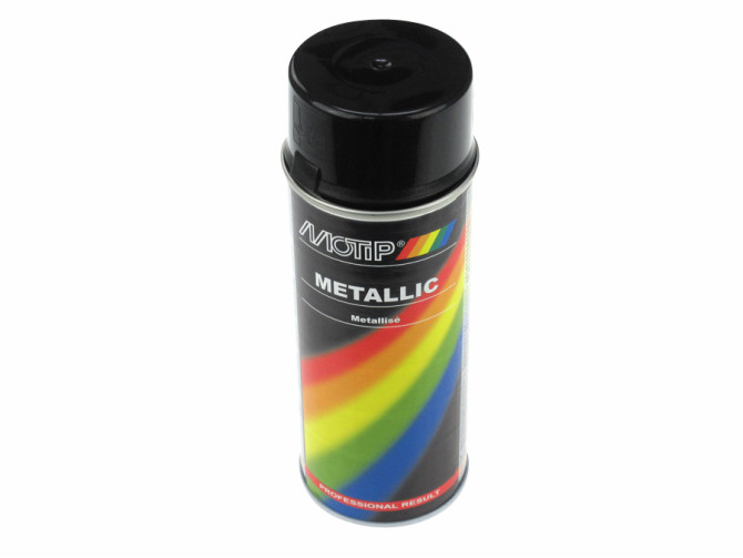 MoTip spray paint metallic black 400ml product