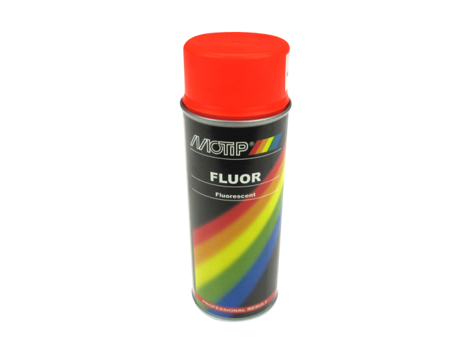 MoTip spray paint fluor orange / red 400ml product