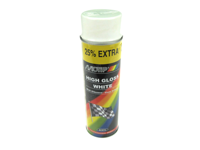 MoTip spray paint white high-gloss 500ml main