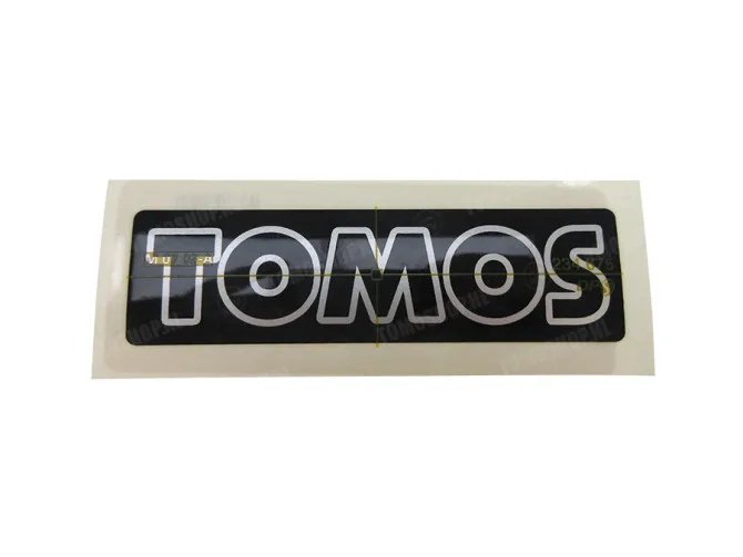 Sticker Tomos black / gray v2 main