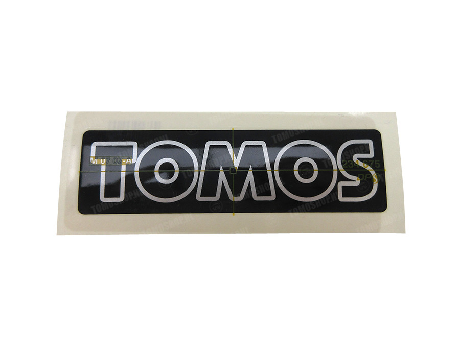 vonnis voorzichtig glas Tomos Revival Pack'r zwart wit sticker kopen? | Tomoshop.nl