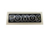 Sticker Tomos zwart / grijs v2 thumb extra