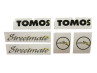 Sticker Tomos Streetmate complete set thumb extra