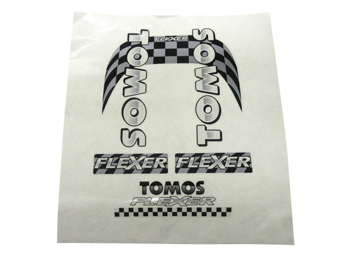 Sticker Tomos Flexer nieuw model set product