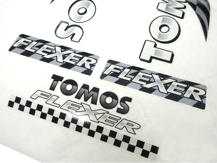 Sticker Tomos Flexer nieuw model set