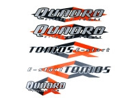 Aufkleber Tomos Quadro E-start Komplettsatz Original