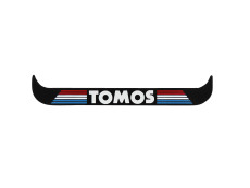 Licence plate holder sticker square Tomos logo with Dutch flag (ONLY NL)
