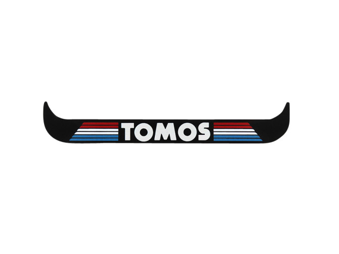 Licence plate holder sticker square Tomos logo with Dutch flag (ONLY NL) product