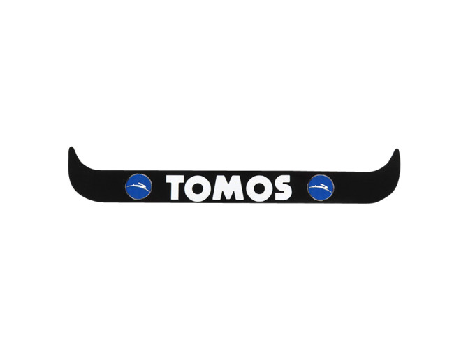 Kentekenplaathouder-sticker Tomos logo liggend zwart product