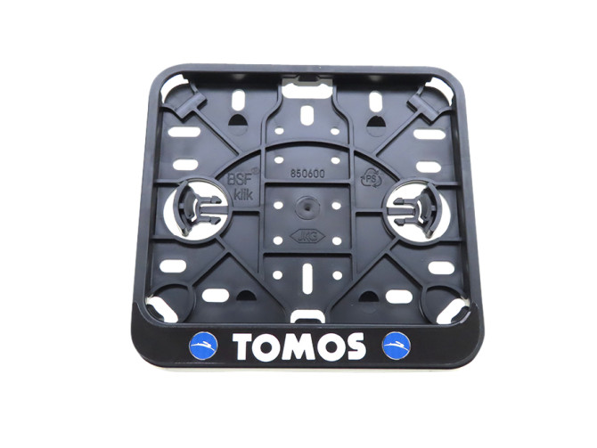 Licence plate holder sticker square Tomos logo (ONLY NL) product