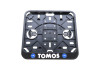 Kentekenplaathouder-sticker Tomos logo liggend zwart thumb extra