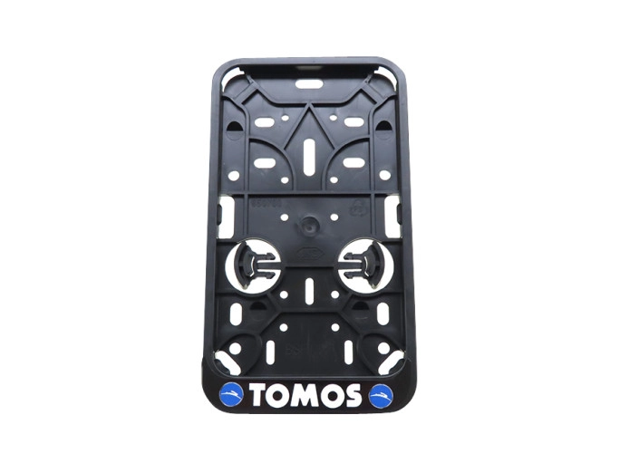 Licence plate holder sticker long Tomos Logo (ONLY NL)