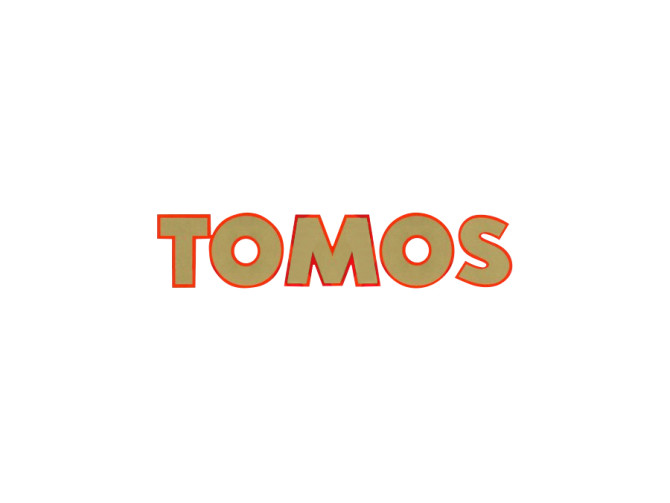 Sticker Tomos logo 146x30mm product