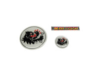 Aufklebersatz Malossi 3D 3-Teilig