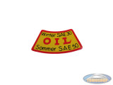 Oldskool oil sticker