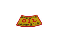 Oldschool olie sticker Winter SAE 30