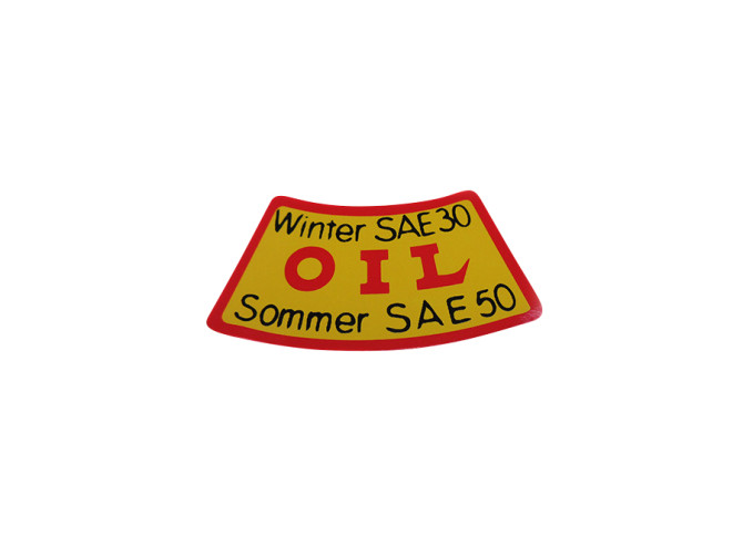 Oldschool olie sticker Winter SAE 30 product