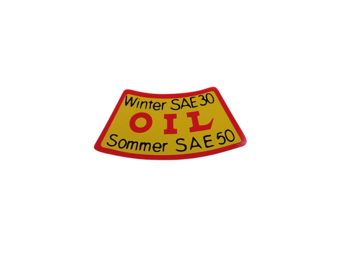 Oldschool oil sticker Winter SAE 30