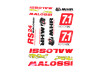 Aufklebersatz Malossi RST Sponsor kit 10-Teilig thumb extra