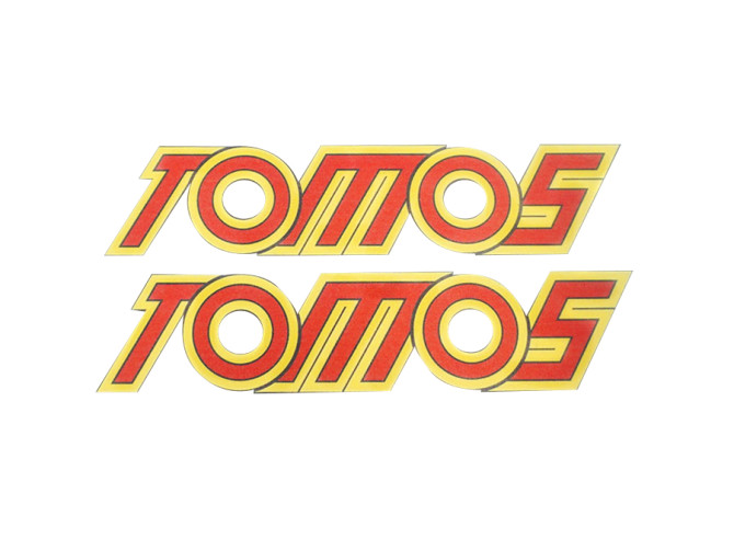 Sticker Tomos yellow / red product