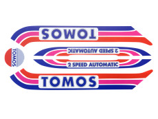 Sticker Tomos disco 2.0 2-speed Automatic set universeel