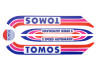 Sticker Tomos disco 2 speed Automatic set universeel