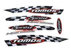 Sticker Tomos Sprint 2 speed automatic / universal