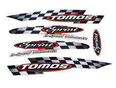 Sticker Tomos Sprint 2 speed automatic / universeel