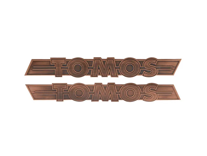 Tank sticker set Tomos / universal RealMetal® copper  product